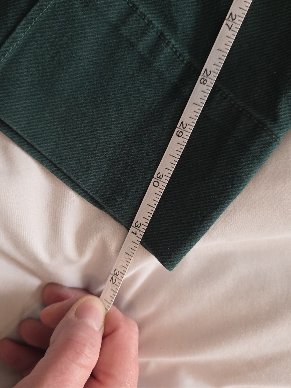 Anthropologie High Waisted Wide Leg Green Trousers Size 4 Tailored Trouser Pant - Picture 11 of 12